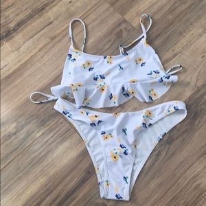 Shein floral bikini